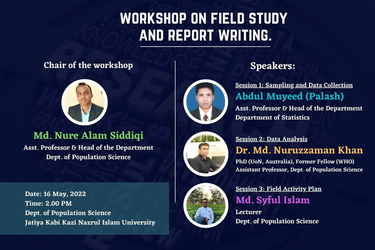Workshop on: Field-based Population Research