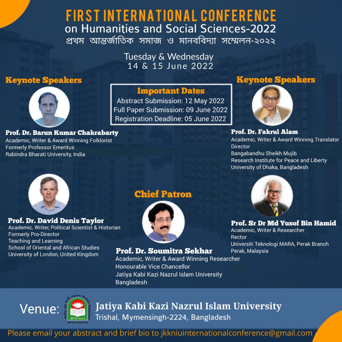 First International Conference on Humanities and Social Sciences, 14-15 June 2022